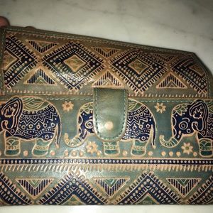 Cost plus  world market leather wallet